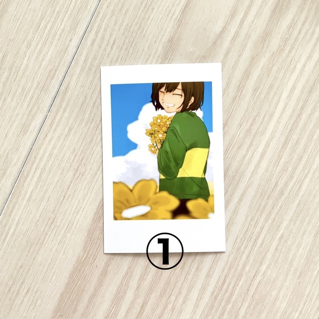 笑った顔のフォトカード