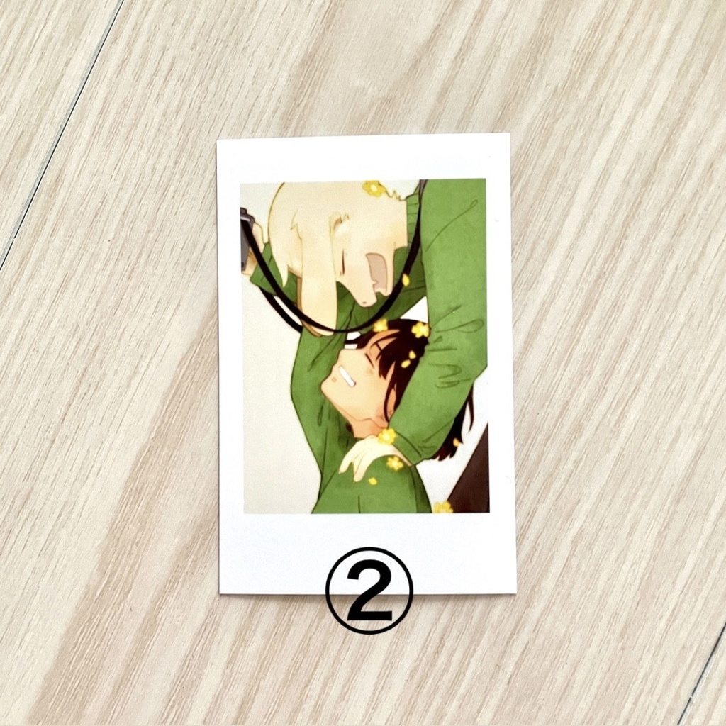 笑った顔のフォトカード