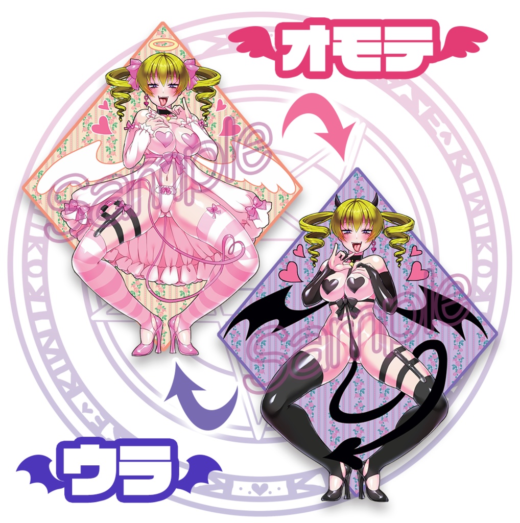 木風公子『汚嬢様ちゃんねる登録者1万人記念』両面アクリルスタンドですわ~!!【個数限定】