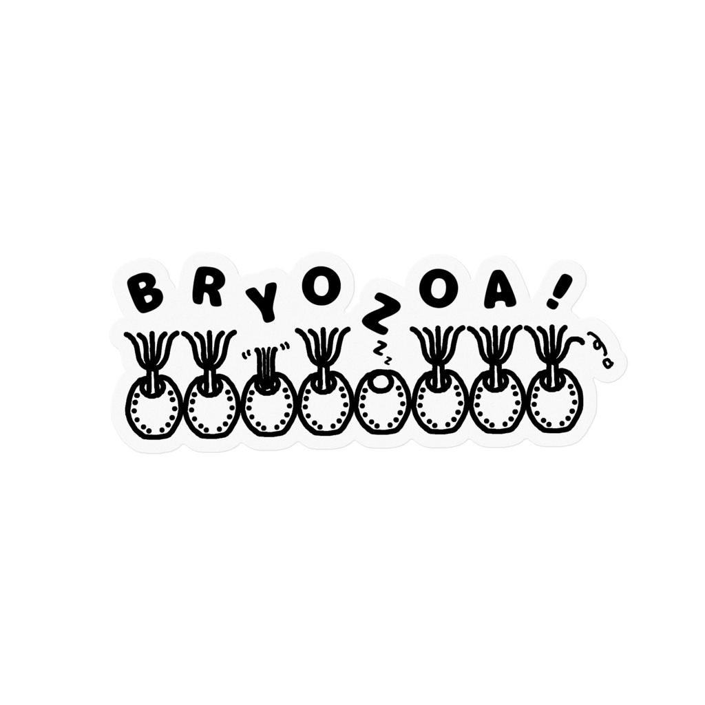 BRYOZOAステッカー（クリア）