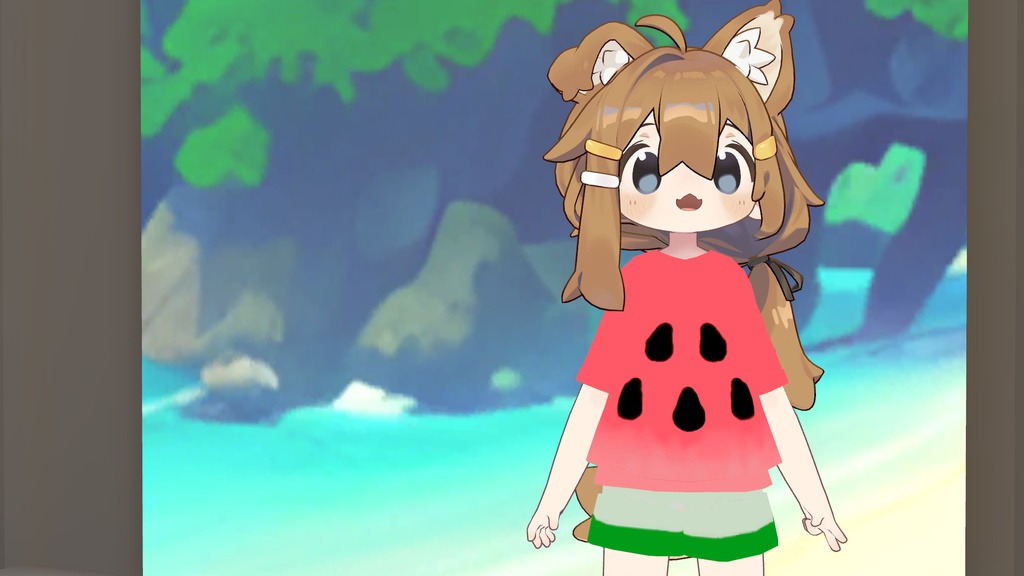 [無料]　スイカ服