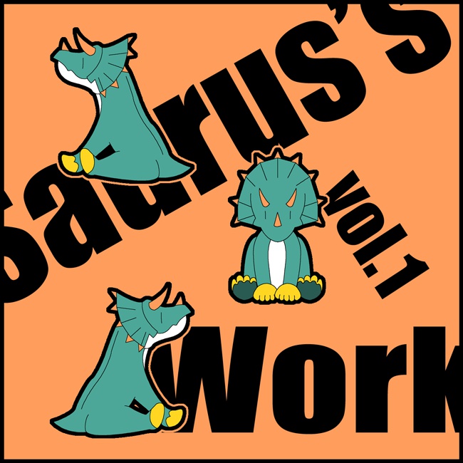 オリジナル楽曲CD「Saurus's Work Vol.1」