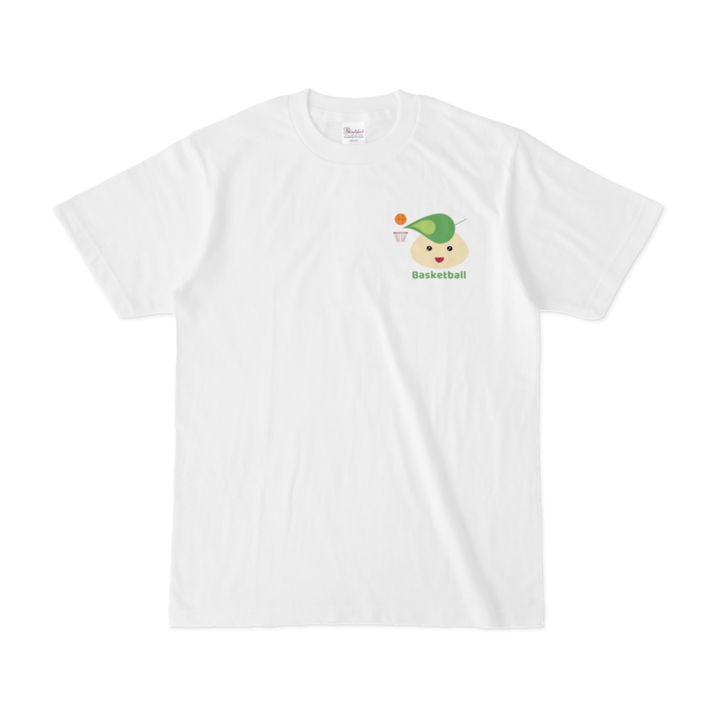 Leafy Friends Basketball Tシャツ（表：Basketball　裏：ロゴ）