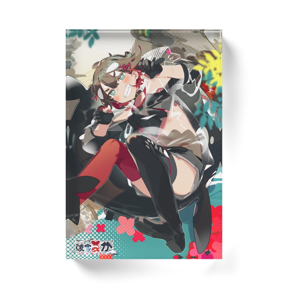 鯱家るかアクリルブロック