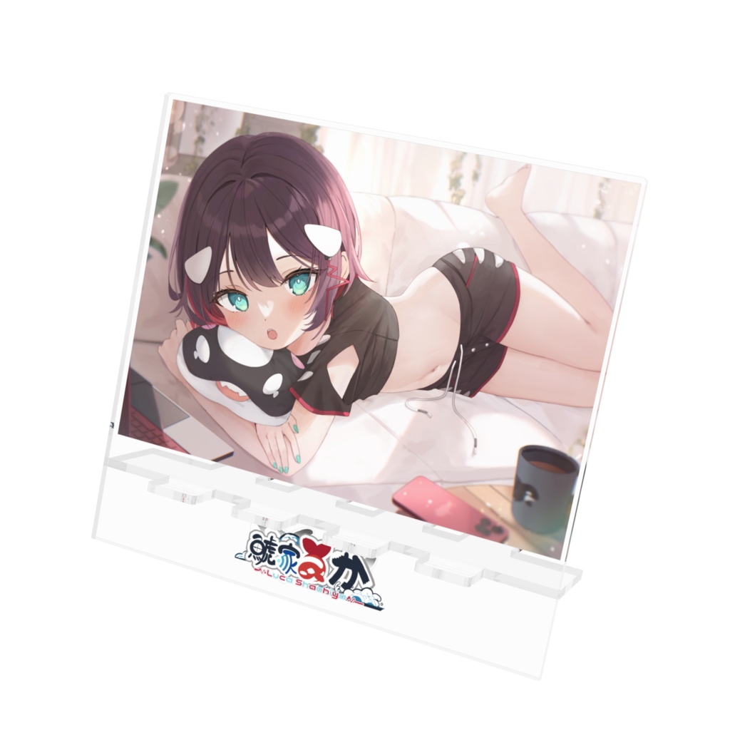 佐伯ソラ先生描き下ろし 鯱家スマホスタンド