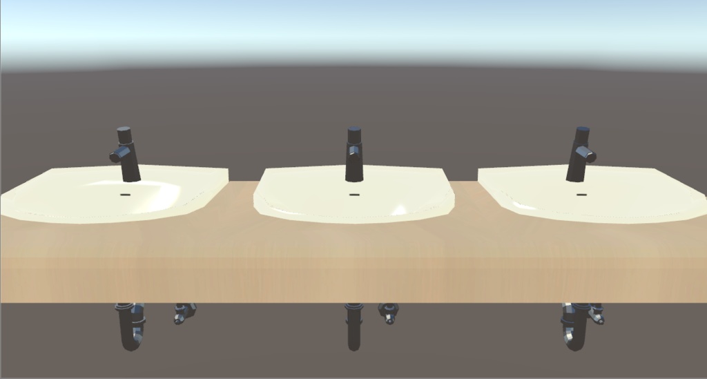 【Vrchat向け】洗面台