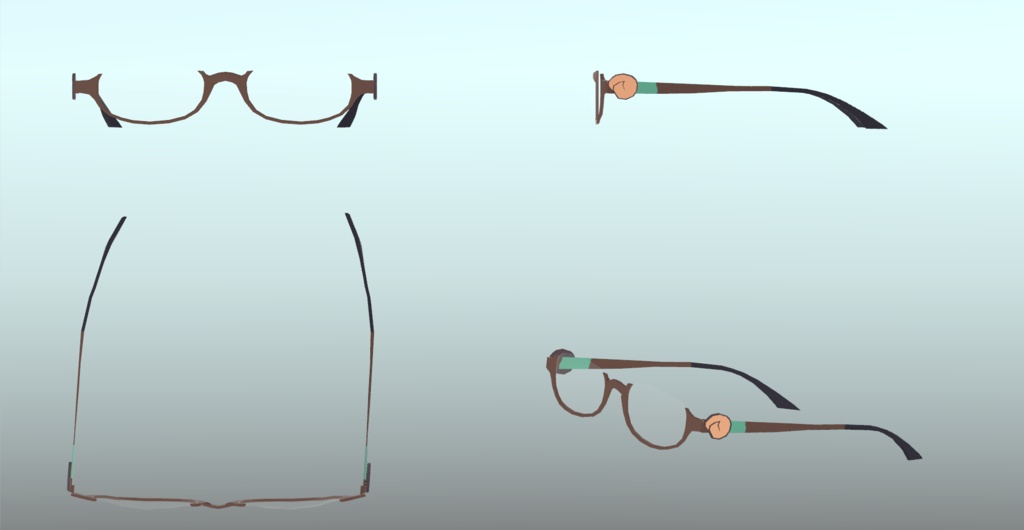 ひつじのめがね(Vrchat 想定)