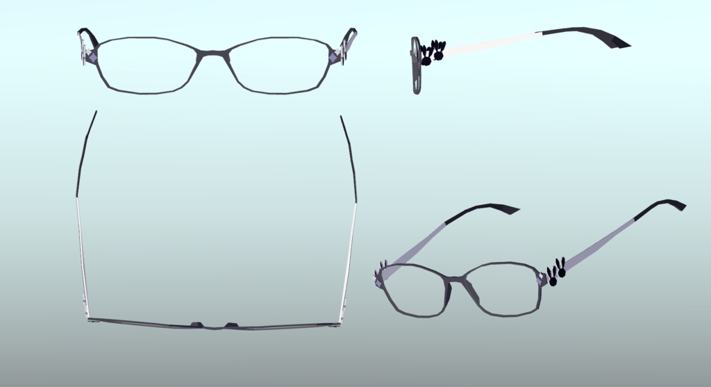 うさぎのめがね