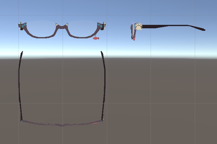 【Vrchat向け】ねこのめがね