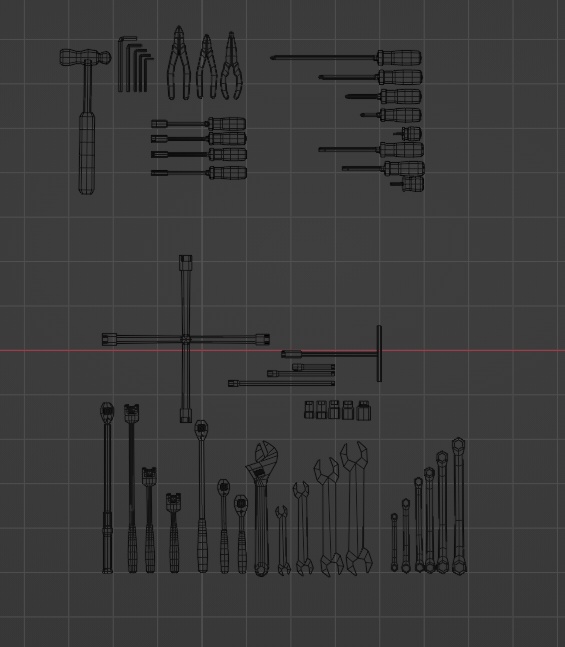 【vrchat向け】工具セット