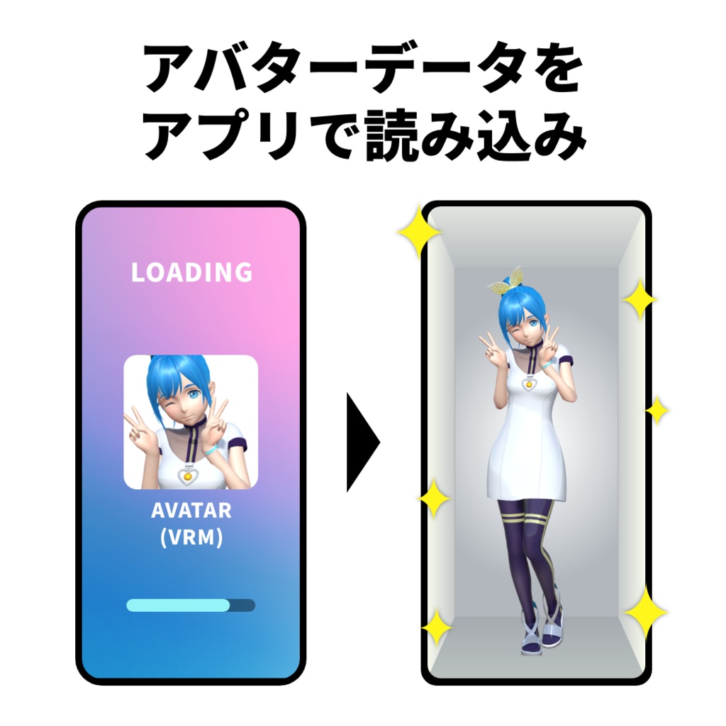 アバターをデジタルフィギュアに【デジタルフィギュアボックス】