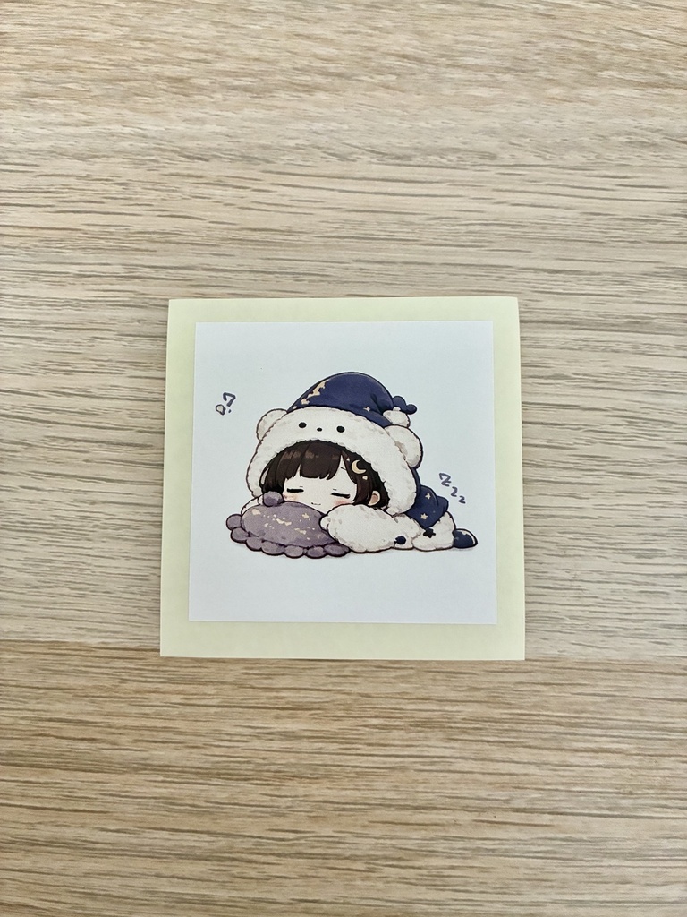ごろごろよぞらちゃんステッカー（約5㎝）