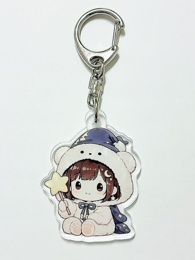 いつでもいっしょ♪ よぞらちゃんアクリルキーホルダー🌙