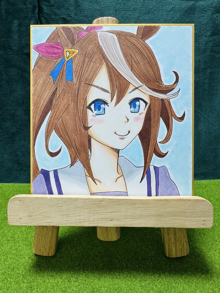 色紙絵 ウマ娘【トウカイテイオー】&【メジロマックイーン】