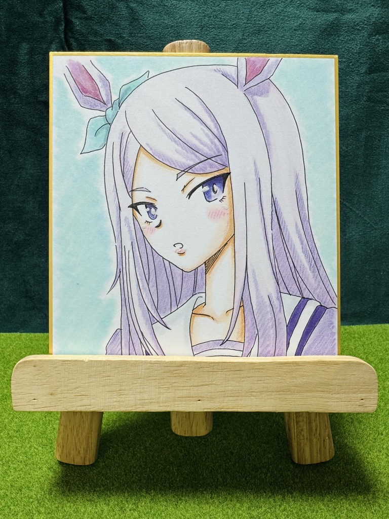 色紙絵 ウマ娘【トウカイテイオー】&【メジロマックイーン】