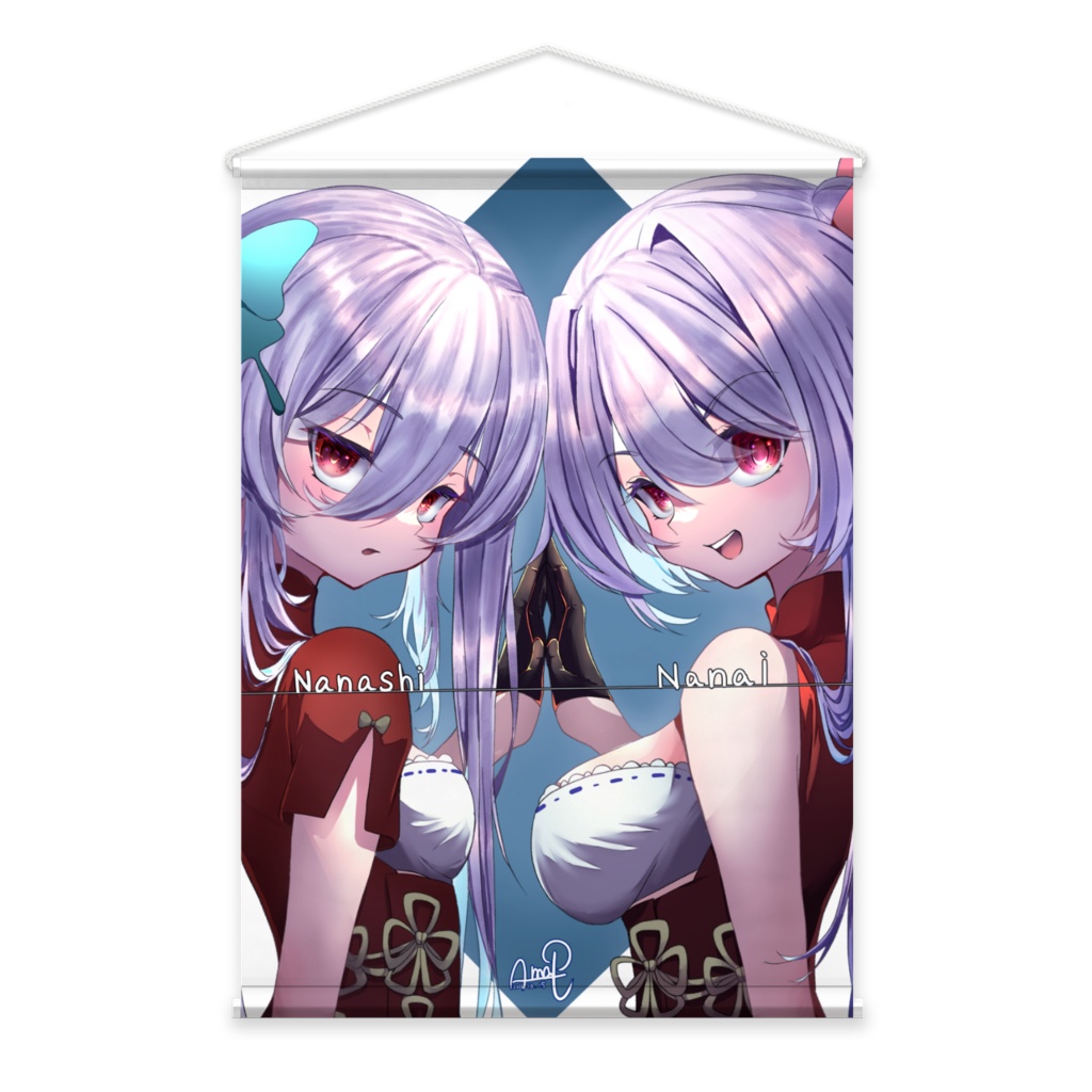 『無銘ナナシー&ナナイ』タペストリー