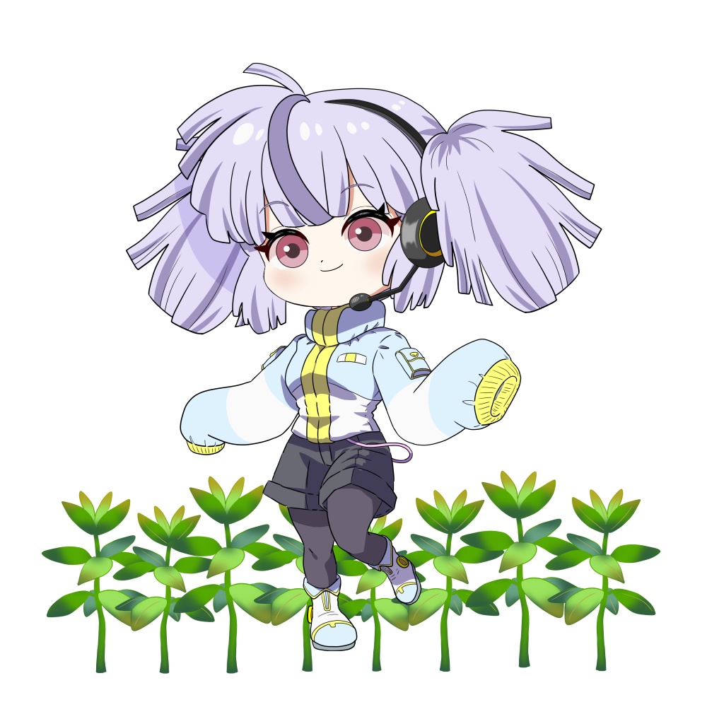 GIF背景飾り_にょきにょき生える草