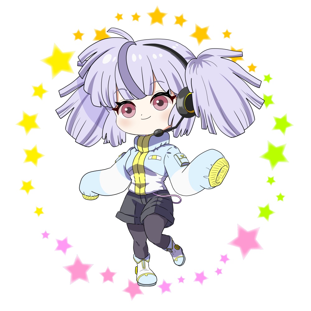 GIF背景飾り_星飾りのエフェクト