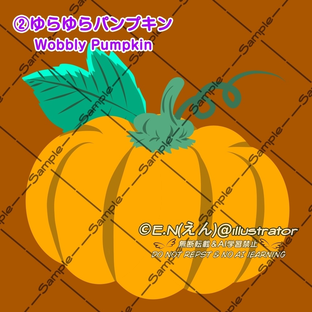 【OBS対応】配信用ファンタジー手描きGIF素材_お試し【ハロウィンミニセット】
