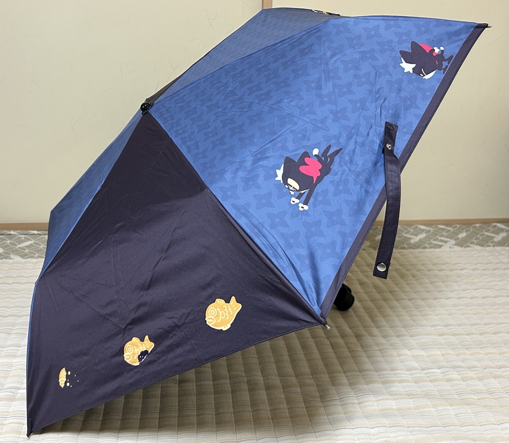 【晴雨兼用】折り畳み傘〜ネコカゲ柄〜