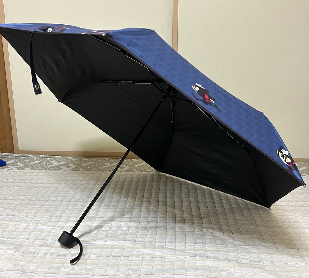 【晴雨兼用】折り畳み傘〜ネコカゲ柄〜