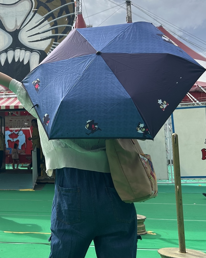 【晴雨兼用】折り畳み傘〜ネコカゲ柄〜