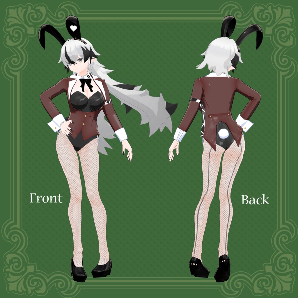 【スキニング済み】適応する獣 実験体β向け衣装 ジャケットバニー