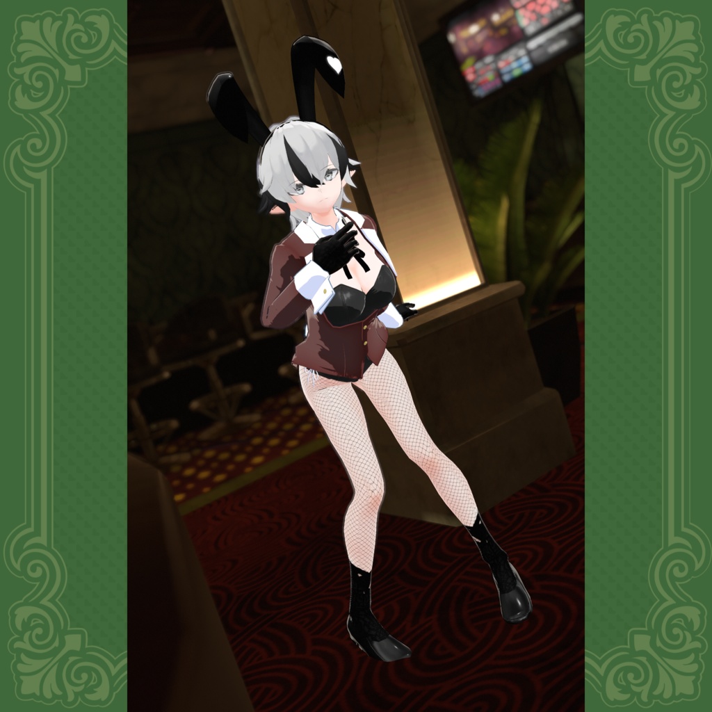 【スキニング済み】適応する獣 実験体β向け衣装 ジャケットバニー