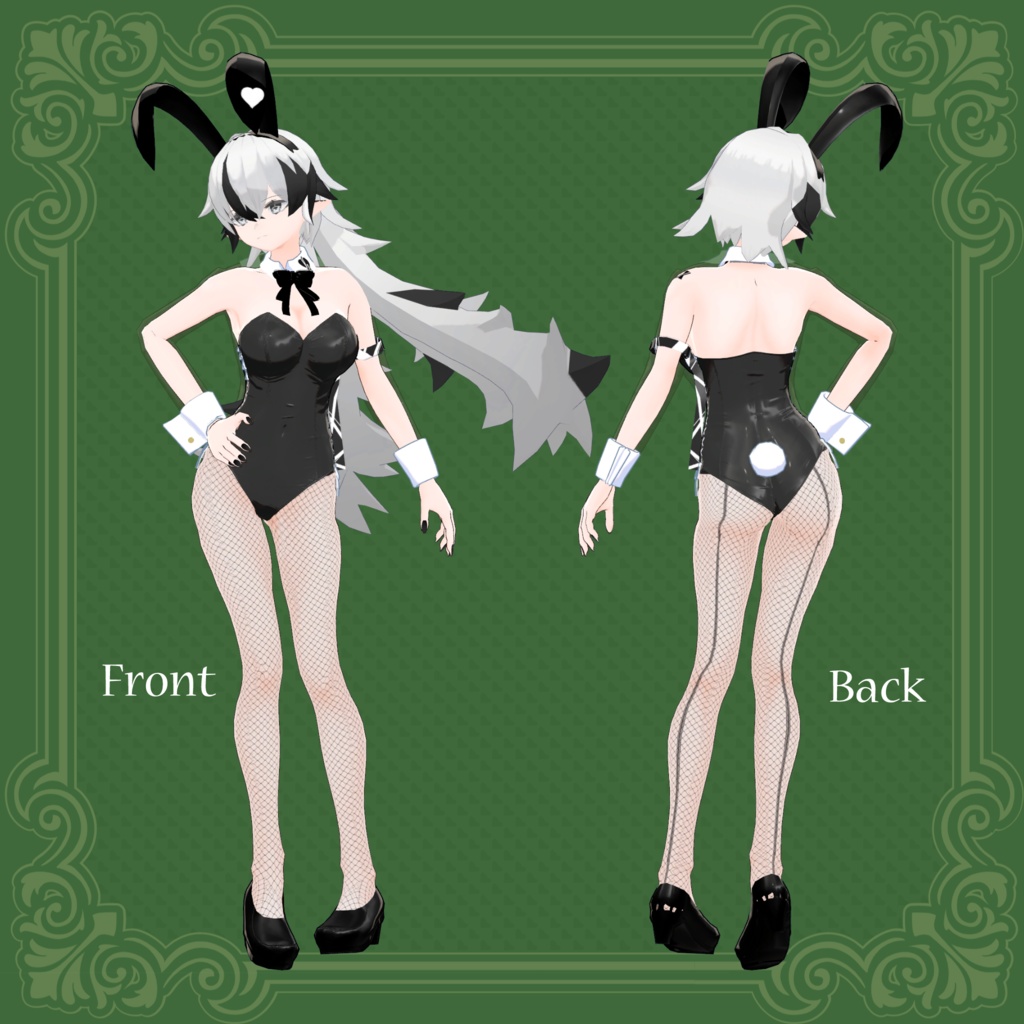 【スキニング済み】適応する獣 実験体β向け衣装 ジャケットバニー