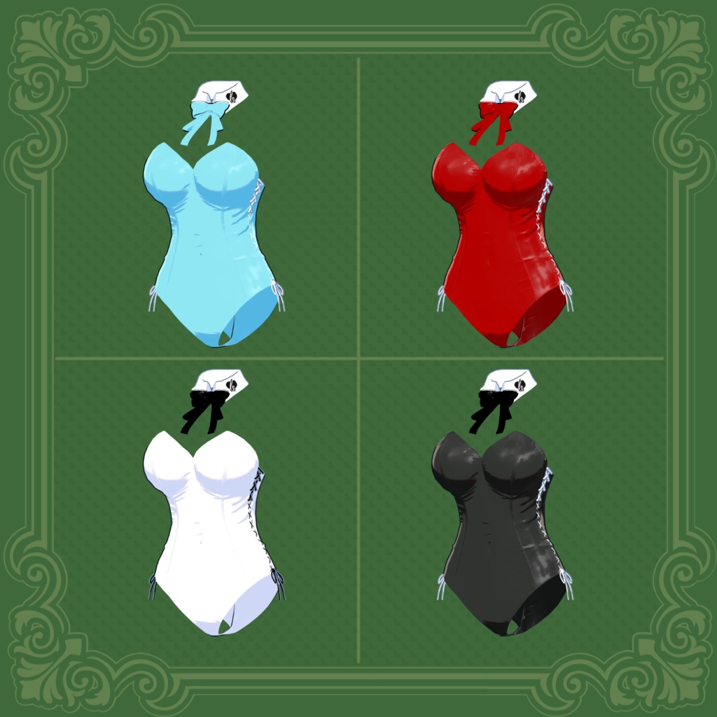 【スキニング済み】適応する獣 実験体β向け衣装 ジャケットバニー