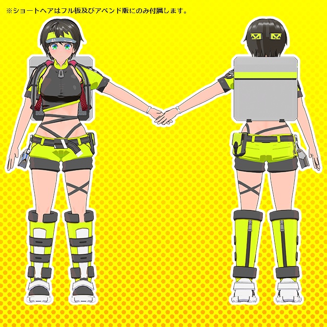 オリジナル3Dモデル「虎走アカリ」