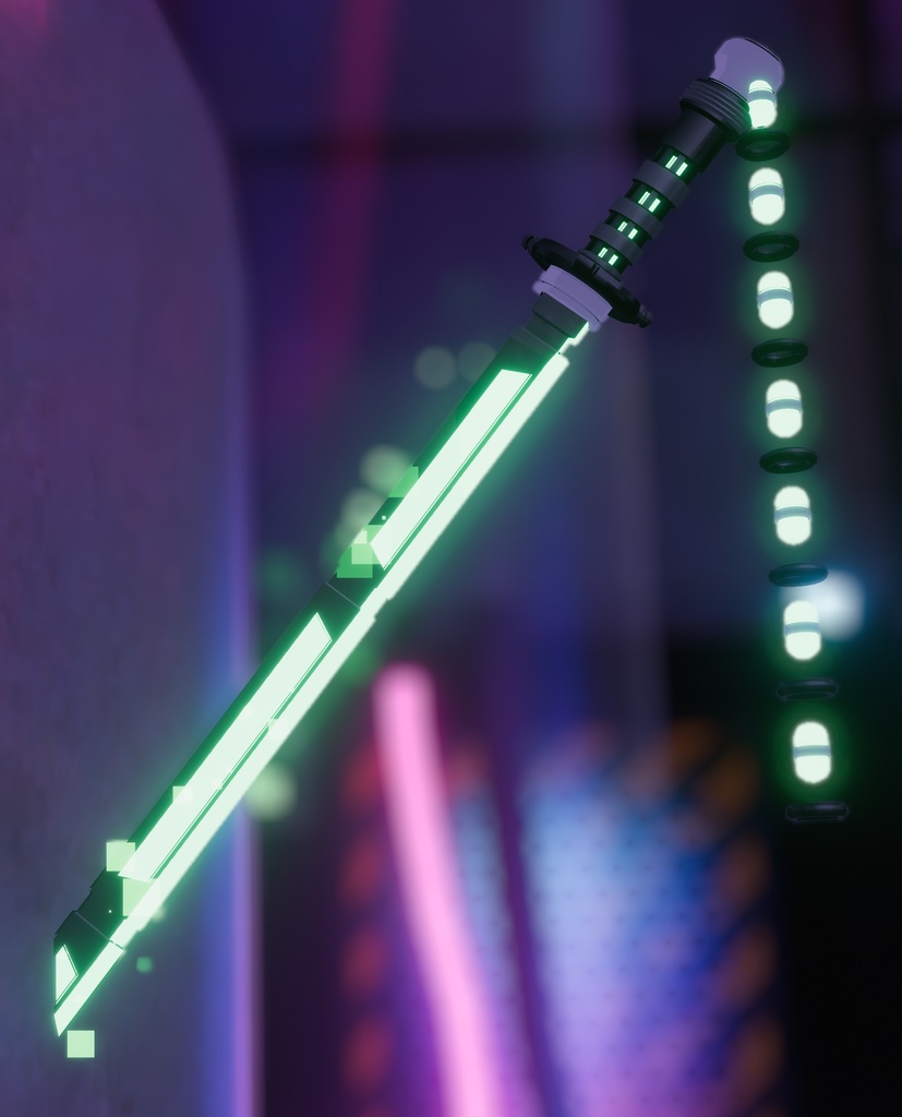 Cyber Sword for Runa/Luna | (Torinyan/Nradiowave) | VRChat