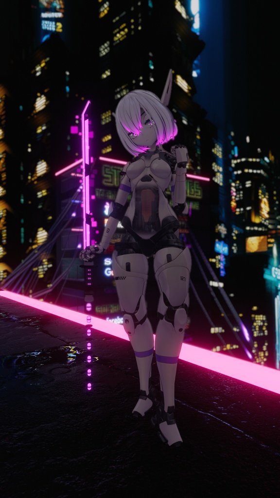 Cyber Sword for Runa/Luna | (Torinyan/Nradiowave) | VRChat