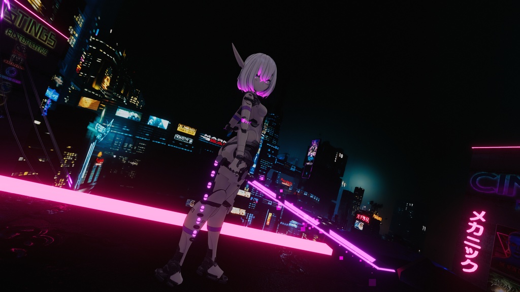 Cyber Sword for Runa/Luna | (Torinyan/Nradiowave) | VRChat