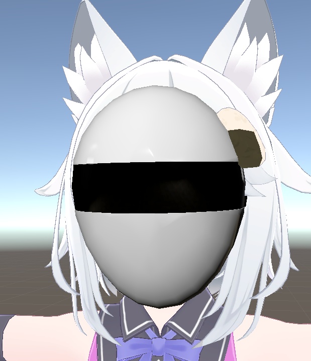 【VRChat】3Dモデル「例のマスク」