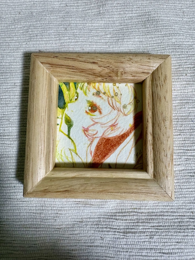 ミニ原画「飢え」