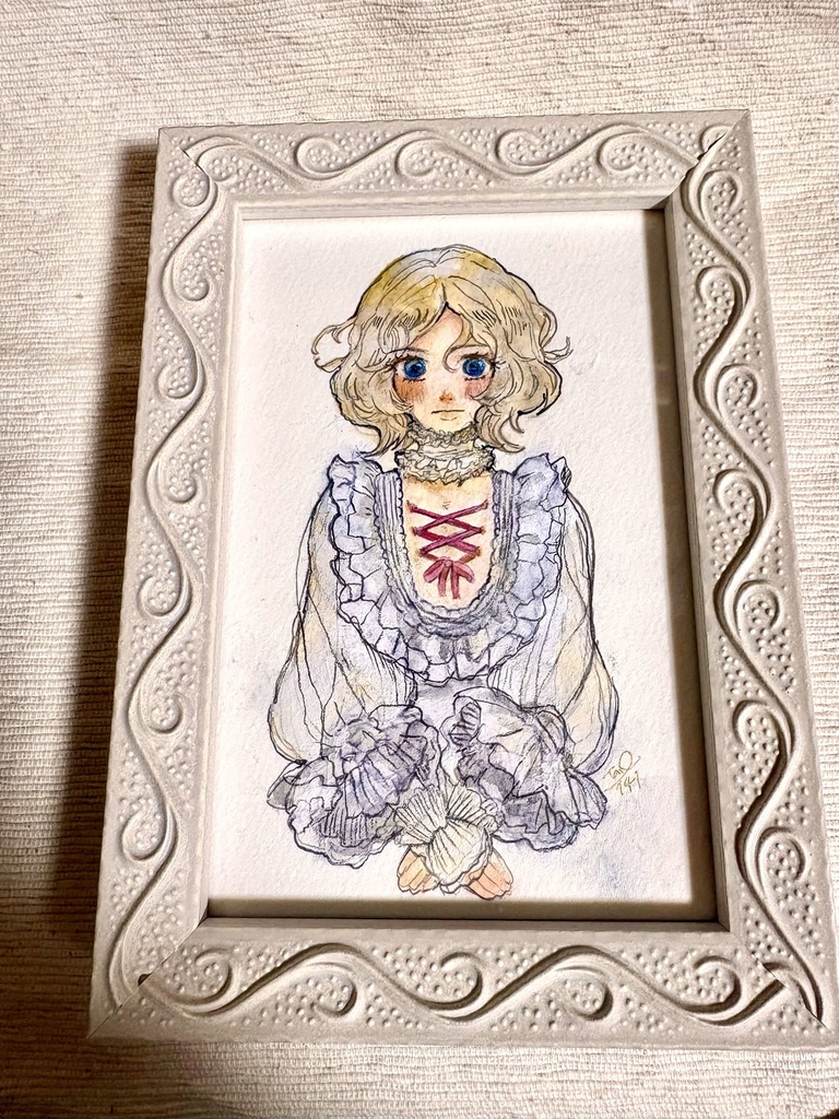 額装原画「つむぐ」