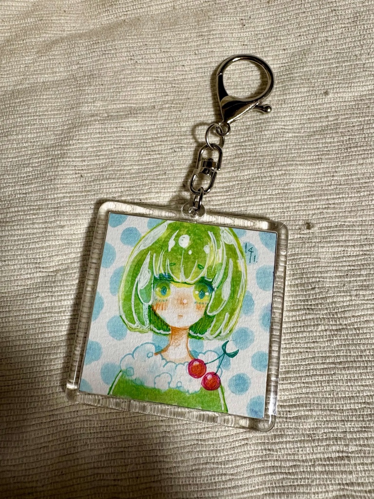 原画入りキーホルダー（両面）