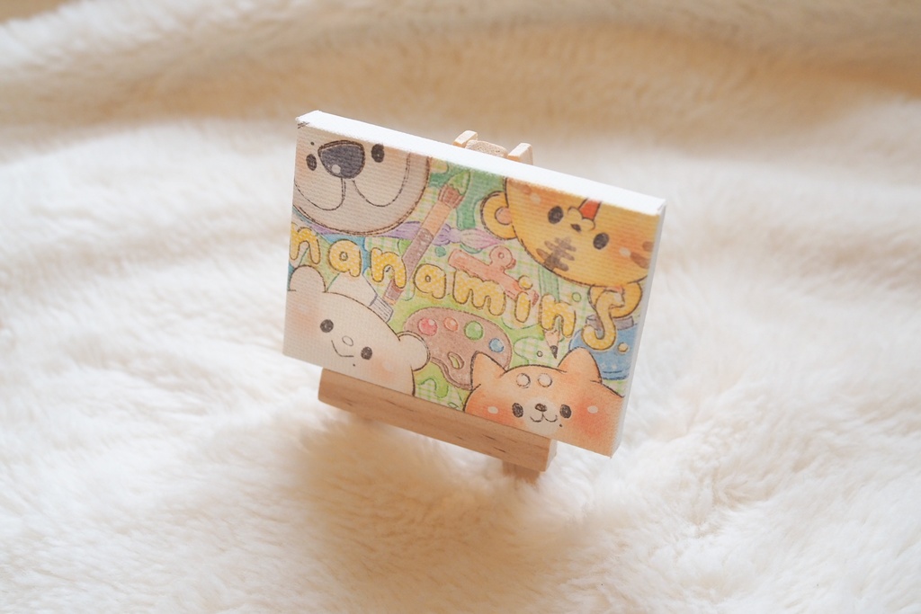 サイン入り！ミニキャンバスプリント