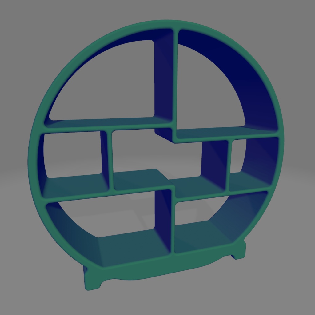 【3Dモデル】間違って流出させた珍品棚のデータ