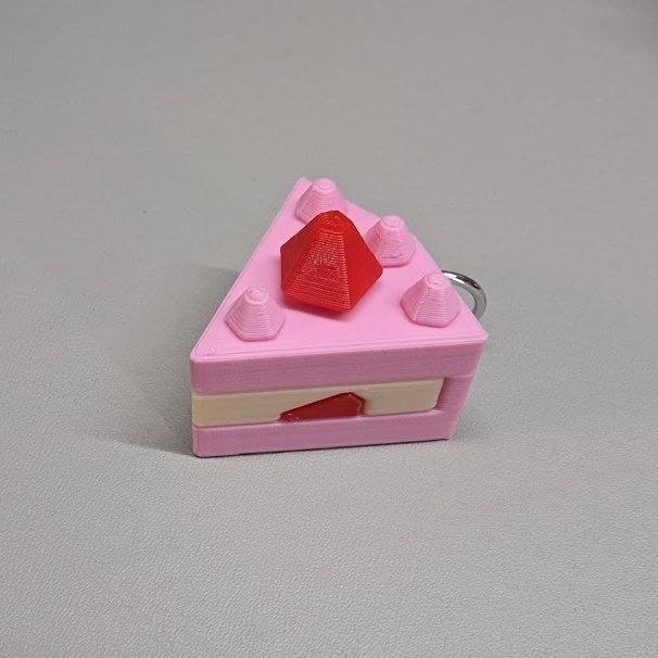 ローポリ・パステル・ショートケーキ(試作)