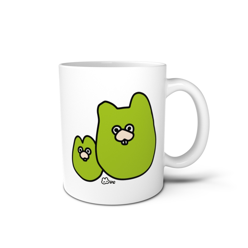 うなさんのげっ歯類のマグカップ