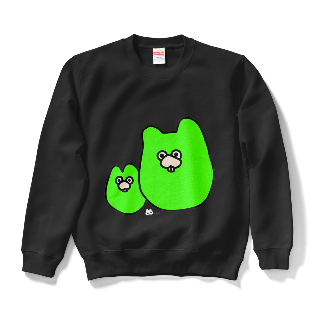 うなさんのげっ歯類スウェット(げっし親子)