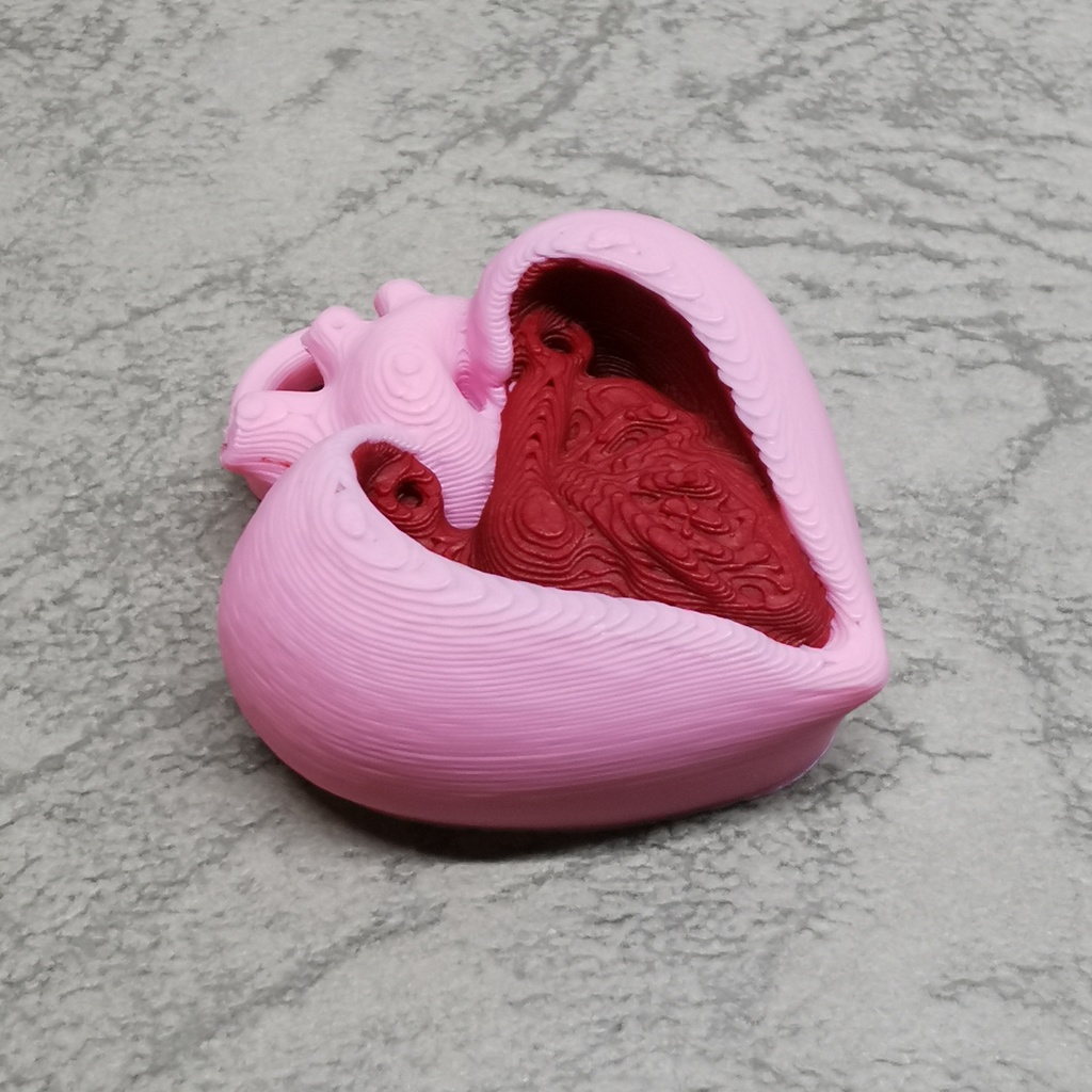 オープンハート ペンダントトップ