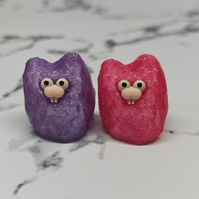 リニューアル版めり込まないげっ歯類 ラメピンク&ラメパープルセット