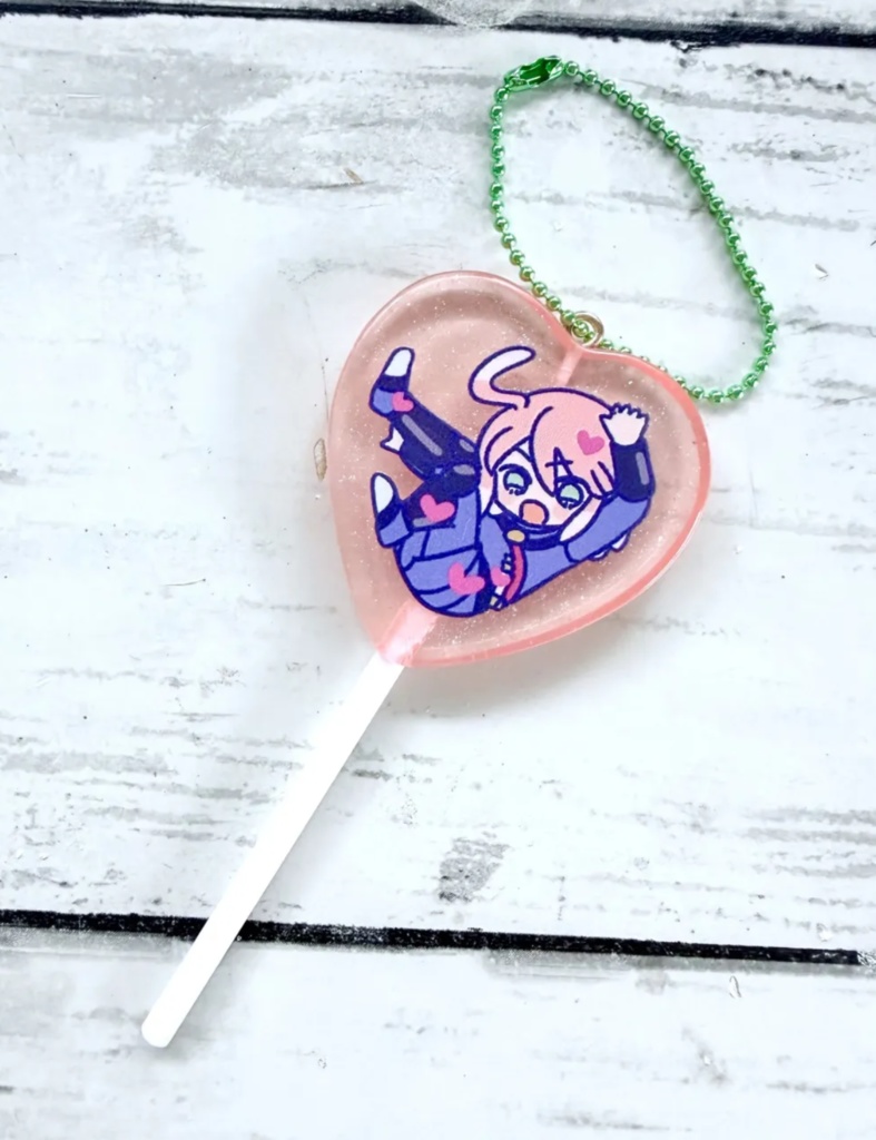 エルくんペロキャンキホルダー
