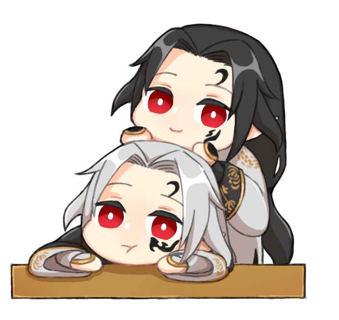 白黒無常/残花の涙　きょろっとキーホルダー