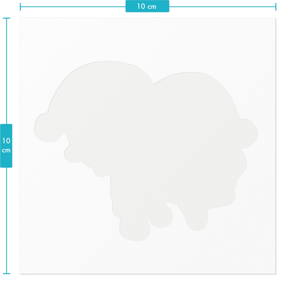 【まないと】クリスマス記念ステッカー SDキャラ