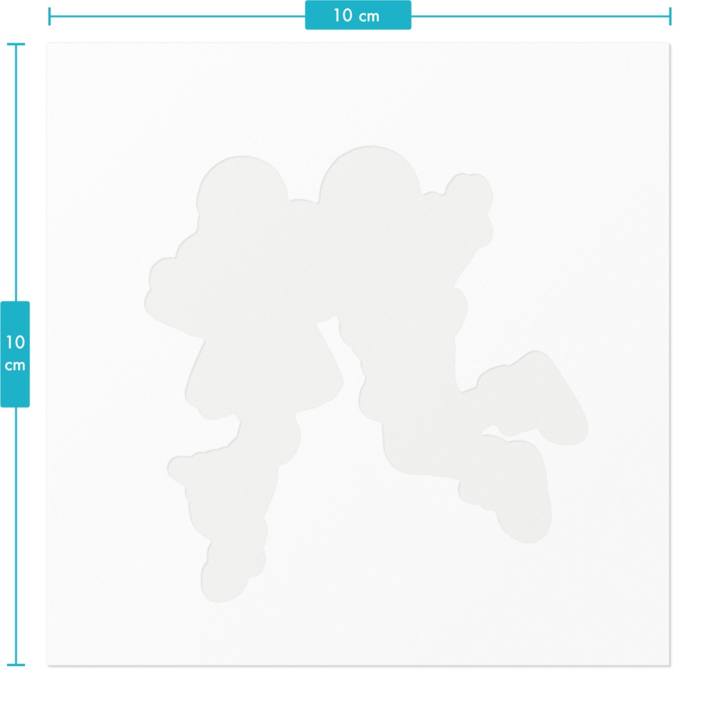【まないと】クリスマス記念ステッカー3D