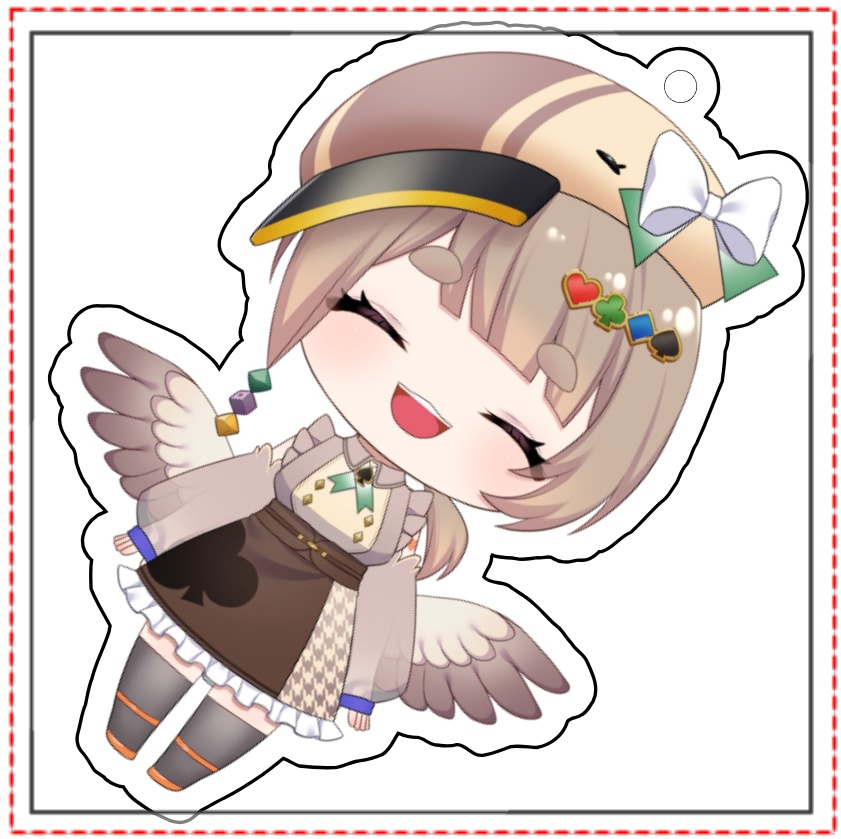 【３周年記念㊗】ミニキャラアクリルキーホルダー【完全受注販売】現在は販売受付終了しています。